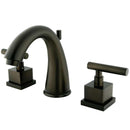 Kingston KS2965CQL 8 in. Widespread Bath Faucet Bronze