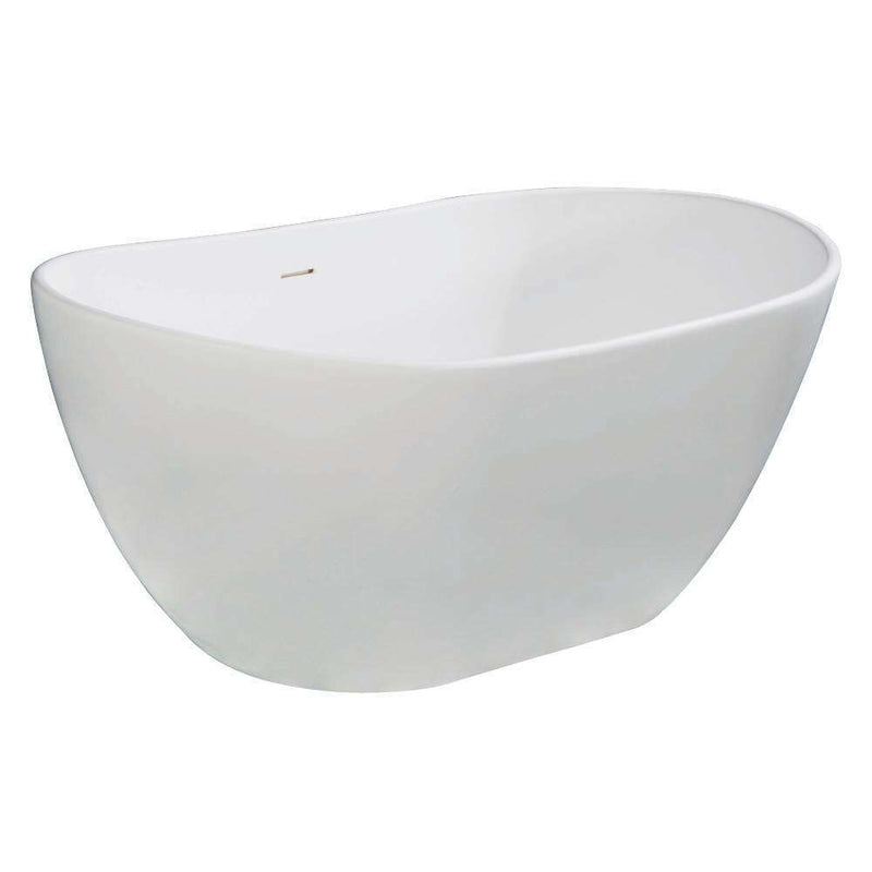 Kingston VRTRS573224 57" Solid Surface Matte Stone Fst Tub