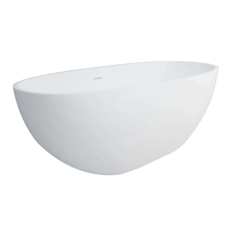 Kingston VRTRS653123 65" Solid Surface Matte Stone Fst Oval