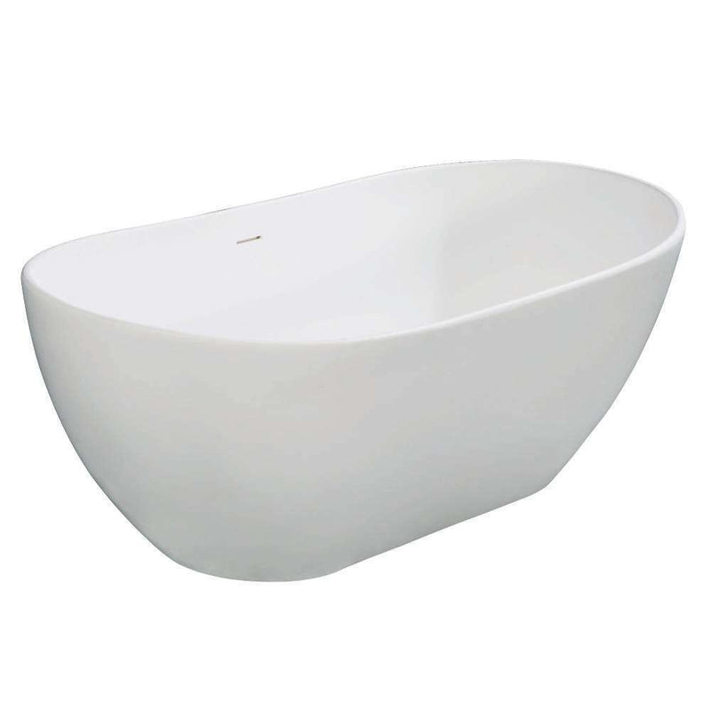 Kingston VRTRS653224 65" Solid Surface Matte Stone Fst Tub