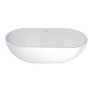 Kingston VRTRS703520 70" Solid Surface Matte Stone Fst Oval