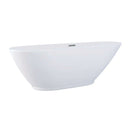 Kingston VTDE693223 69" Acrylic Freestanding Oval Tub Drain