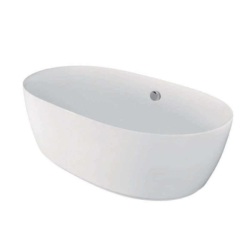 Kingston VTDE713321 71" Acrylic Freestanding Oval Tub Drain