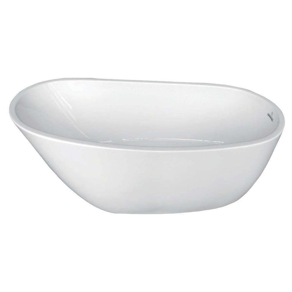 Kingston VTRS683128 68" Acrylic Freestanding Sg Slipper Tub