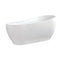 Kingston VTRS723432 71" Acrylic Freestanding Sg Slipper Tub