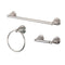 Kingston Brass BAK175248SN 3-Piece Bathroom Accs Set