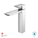 TOTO GR 1.2 GPM Single Handle Vessel Bathroom Sink Faucet with COMFORT GLIDE Technology, Polished Chrome TLG02307U