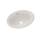 TOTO Dartmouth 18-3/4" x 13-3/4" Oval Undermount Bathroom Sink, Colonial White LT641