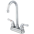 Kingston KB491 Magellan Two-Hnd 4" Centerset Bar Faucet