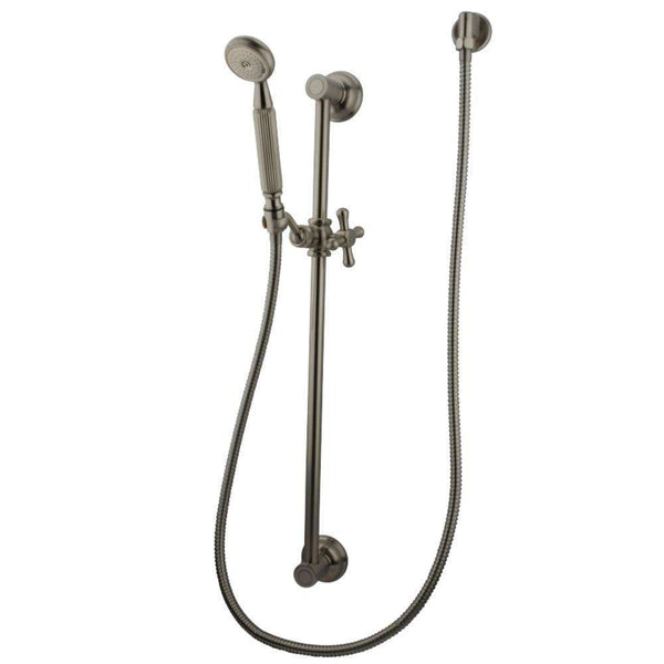 Kingston Brass KAK3428W8 Shower Combo, Brushed Nickel