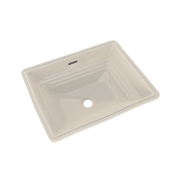 TOTO Promenade Rectangular Undermount Bathroom Sink, Sedona Beige LT533#12