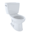 TOTO Drake Two-Piece Elongated 1.6 GPF ADA Compliant Toilet with Insulated Tank, Cotton White CST744SLD