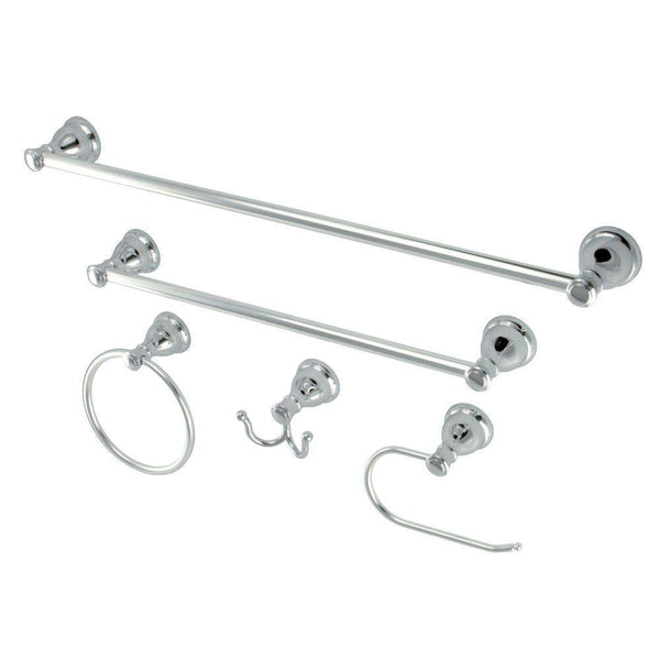 Kingston Brass BAHK5012478C Bath Accs Set, Polished Chrome