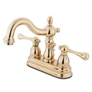 Kingston Brass KS1602BL 4 in. Centerset Bath Faucet Brass