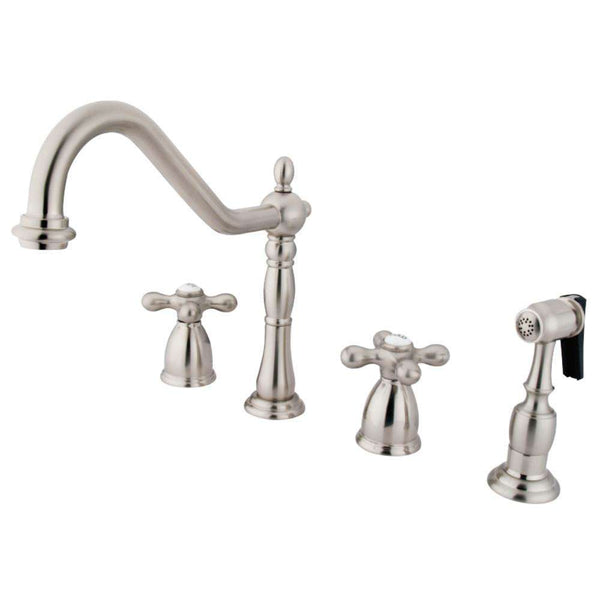 Kingston Brass KB1798AXBS Widespread Kitchen Faucet