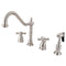 Kingston Brass KB1798AXBS Widespread Kitchen Faucet