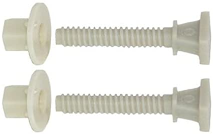 Plastic Closet Bolt Pair