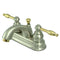 Kingston Brass KB2609KL 4 in. Centerset Bath Faucet/ Brass