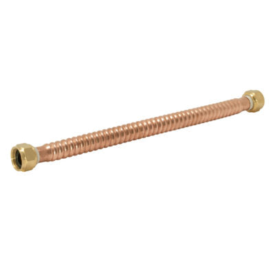 3/4" x 18" FIP Brass Water Heater Connector