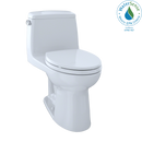 TOTO Eco UltraMax One-Piece Elongated 1.28 GPF Toilet, Cotton White MS854114E