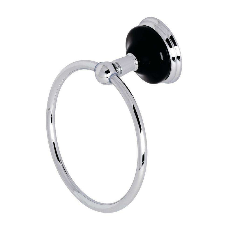 Kingston Brass BA9114C Onyx 6 in. Towel Ring