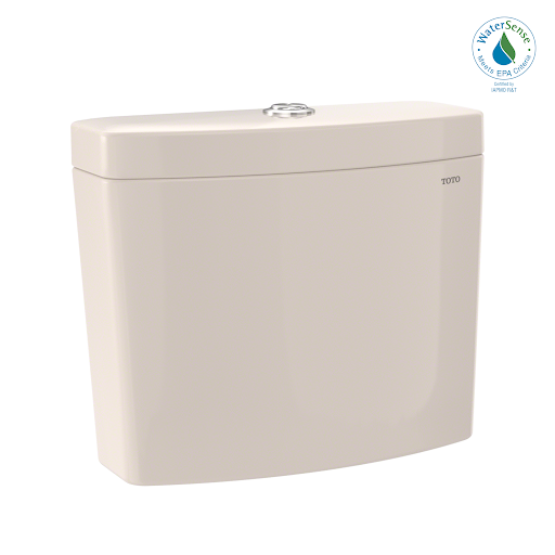 TOTO Aquia IV Dual Flush 1.28 and 0.8 GPF Toilet Tank Only with WASHLET Auto Flush Compatibility, Sedona Beige ST446EMA#12