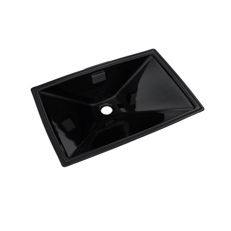 TOTO Lloyd Rectangular Undermount Bathroom Sink, Ebony LT931