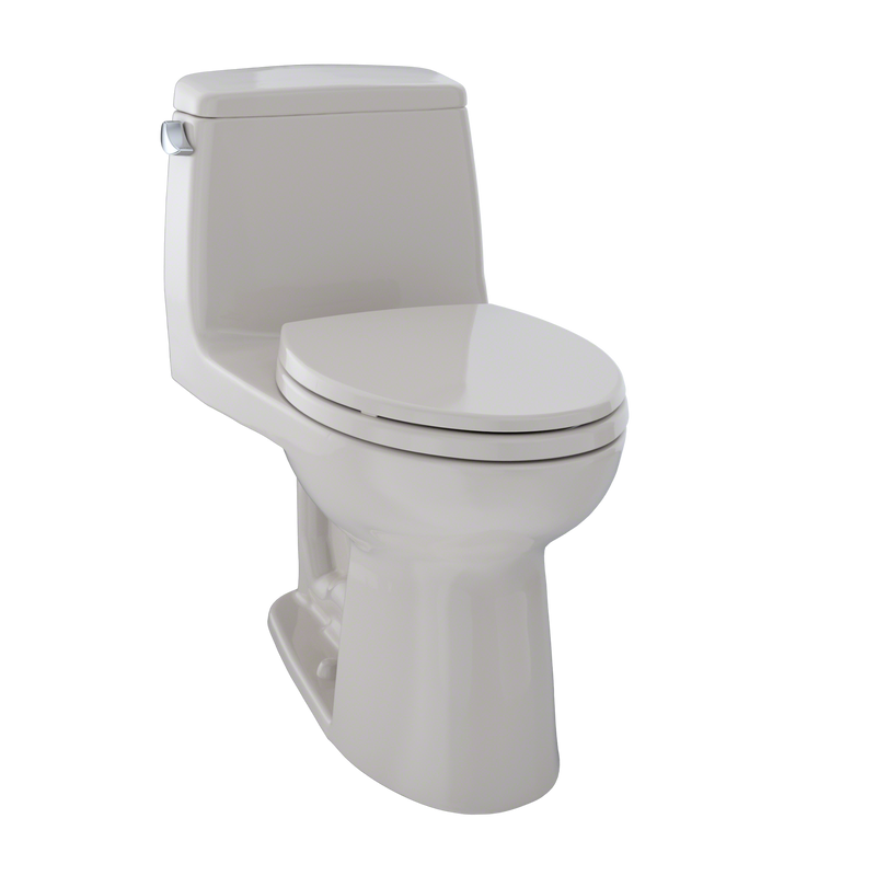 TOTO UltraMax One-Piece Elongated 1.6 GPF ADA Compliant Toilet, Sedona Beige MS854114SL