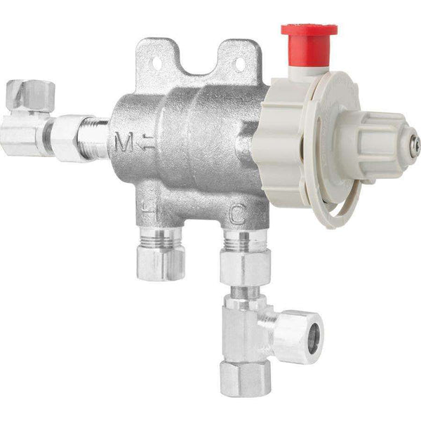 Chicago Faucets Thermostatic Mixing Valve, Flush Mode 131-CFMABRCF