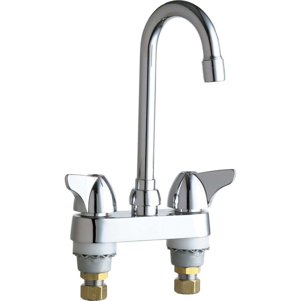 Chicago Faucets Kitchen Sink Bar Faucet 1895-E35ABCP