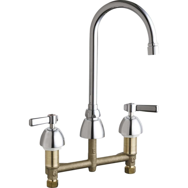 Chicago Faucets Vandal Proof Concealed Kitchen Sink Faucet 201-RSGN2AE3VPABCP