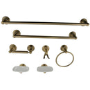 Kingston Brass BAK1750AB1 7P T Bar Bath HW Set, Antique