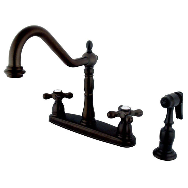 Kingston Brass KB1755AXBS Centerset Kitchen Faucet Bronze