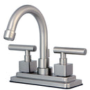 Kingston KS8668CQL Claremont 4 in. Centerset Bath Faucet W/