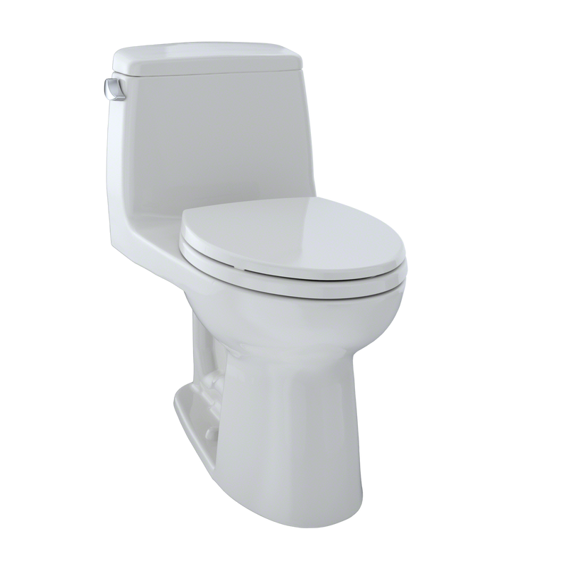 TOTO UltraMax One-Piece Elongated 1.6 GPF ADA Compliant Toilet, Colonial White MS854114SL