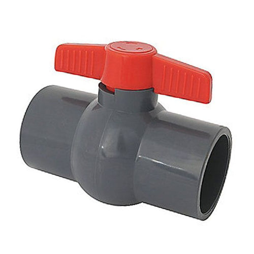 3/4" PVC Grey Ball Valve