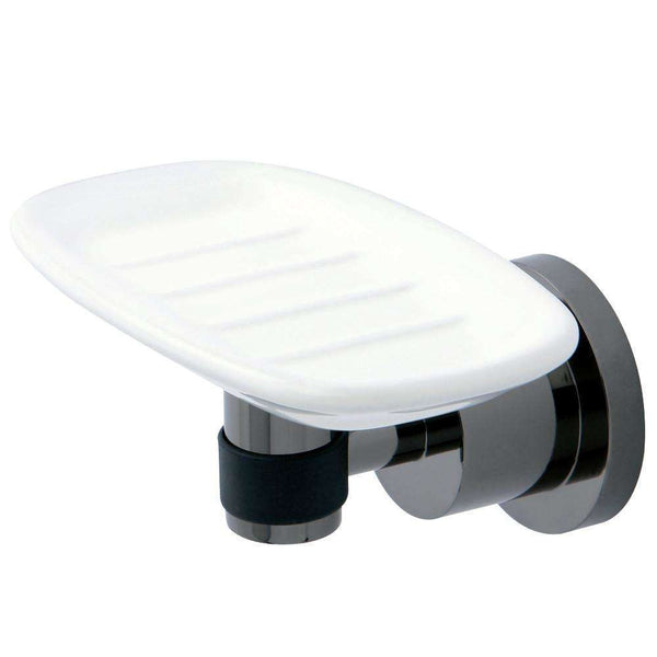 Kingston Brass BA8215BKDKL Water Onyx Soap Dish with 5/8