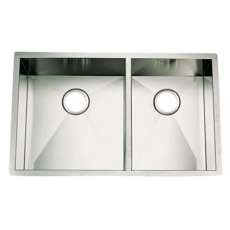 Gourmetier KUS332010DBNL Undermount Double Bowl