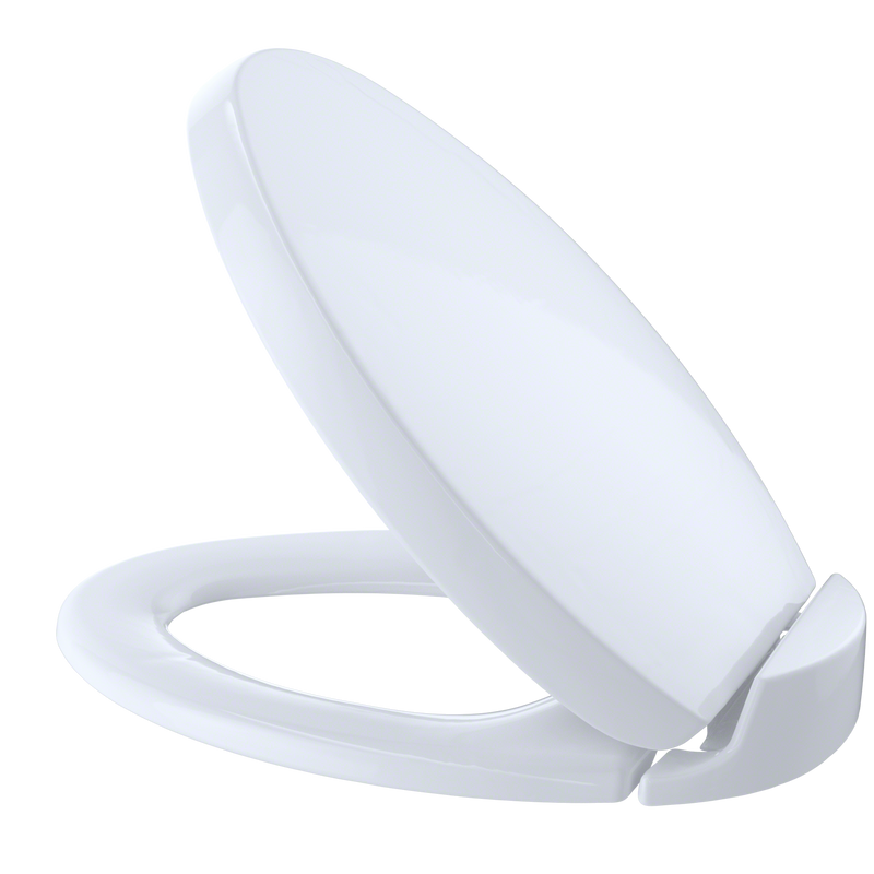 TOTO Oval SoftClose Non Slamming, Slow Close Elongated Toilet Seat and Lid, Cotton White SS204