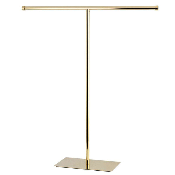 Kingston Brass CC8202 T-Shape Towel Rack, Polished Brass