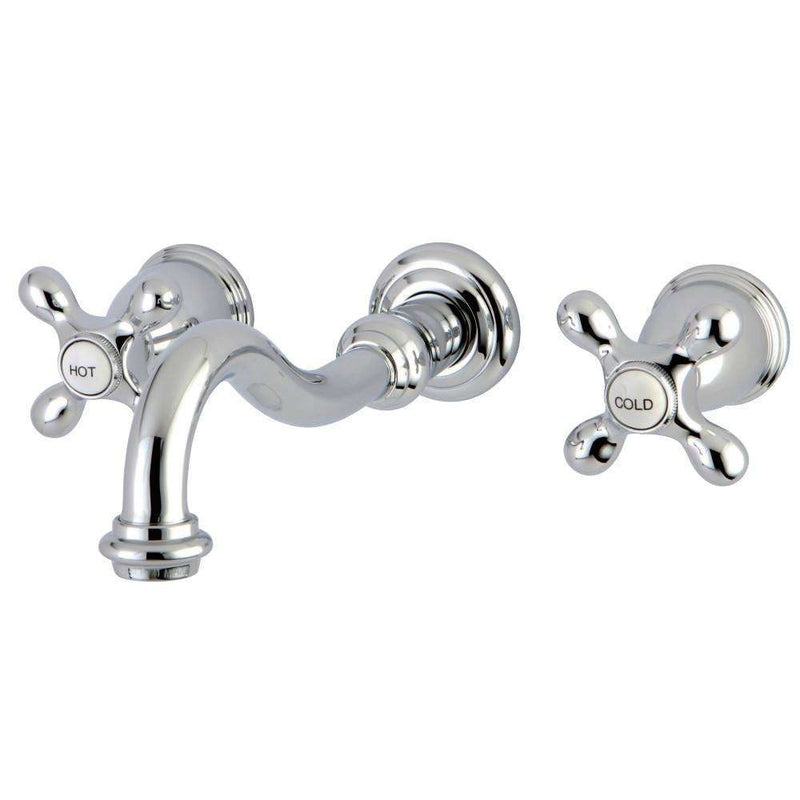 Kingston KS3121AX Vintage 2-Hnd Wall Mount Bath Faucet