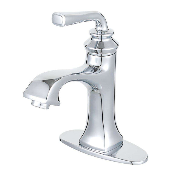 Kingston LS4421RXL Sg-Hnd Bath Faucet W/ Push-Up Drain &