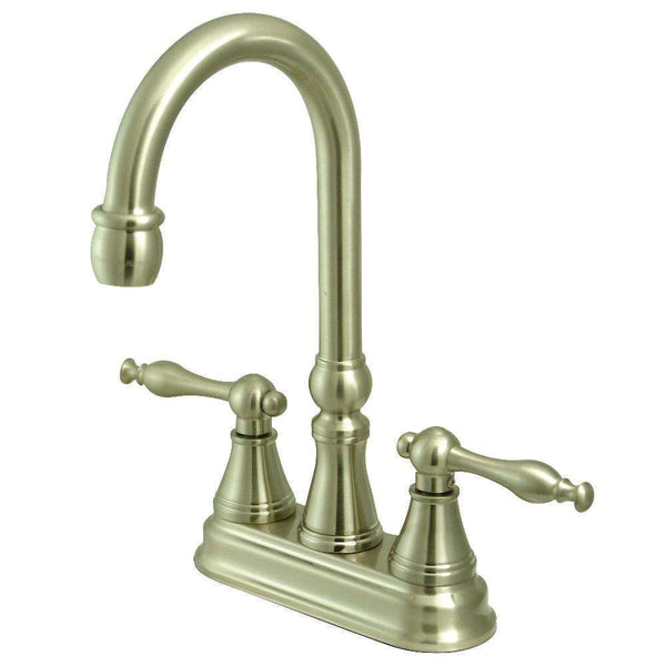 Kingston Brass KS2498NL Bar Faucet, Brushed Nickel