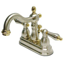 Kingston KB1609AL Heritage 4 in. Centerset Bath Faucet/