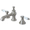 Kingston Brass KC7068BPL 8 in. Widespread Bathroom Faucet