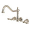 Kingston Brass KS1286AL Wall Mount Kitchen Faucet Nickel