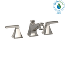 TOTO Connelly Two Handle Widespread 1.5 GPM Bathroom Sink Faucet, Polished Nickel TL221DD