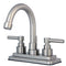 Kingston KS8668EL Elinvar 4 in. Centerset Bath Faucet W/