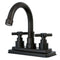 Kingston KS8665EX Elinvar 4 in. Centerset Bath Faucet W/