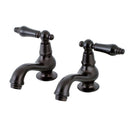 Kingston Brass KS1105PKL Basin Tap Faucet with Cross Handle